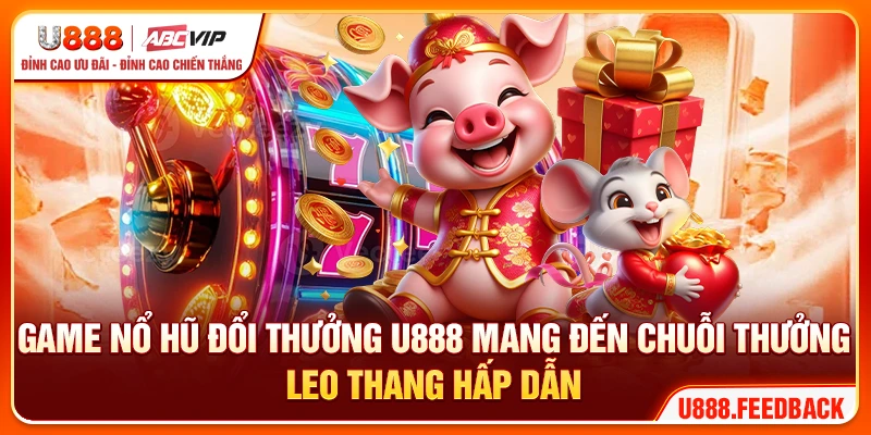 Game Nổ hũ đổi thưởng U888 mang đến chuỗi thưởng leo thang hấp dẫn